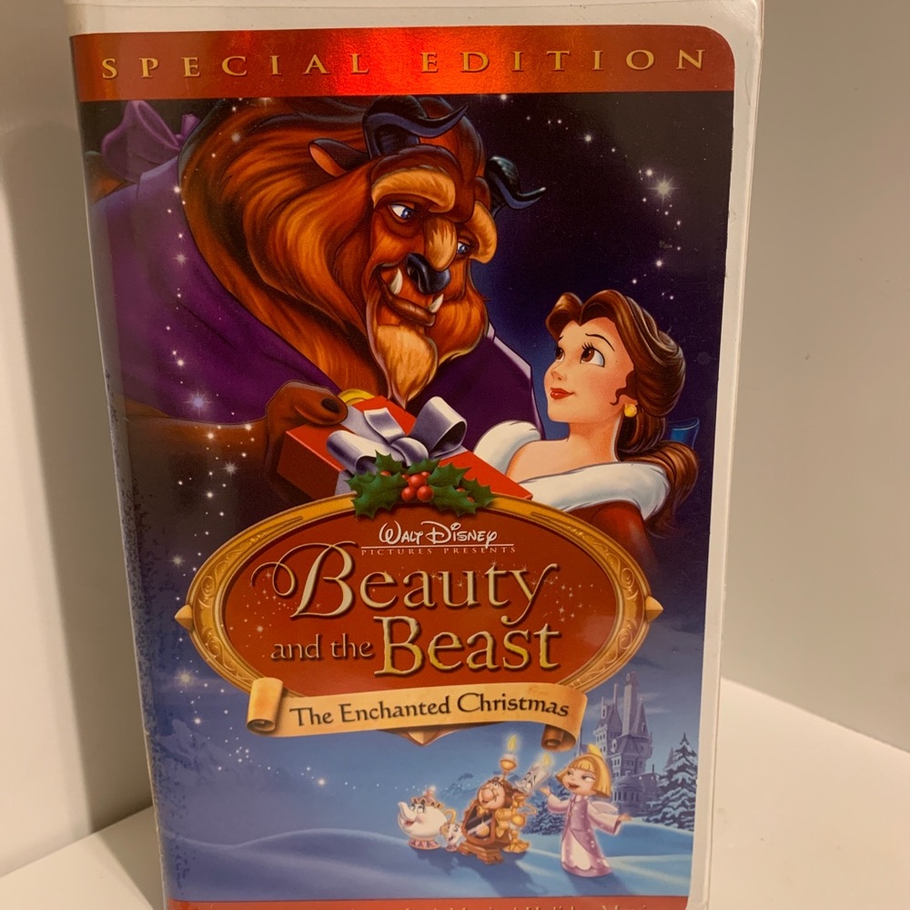 Beauty and the Beast the Enchanted Christmas VHS